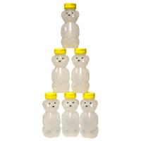 Plastic Bear Honey Jar 8oz