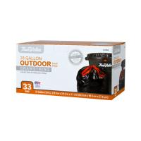 Garbage Bags with Drawstring 33 Gal