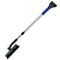 Telescoping Twist Lock Ice Scraper with Snow Broom