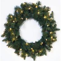 24in Allegheny Wreath Pre-Lit