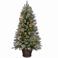 4ft Artificial Wellsbury Porch Tree White Pre-Lit